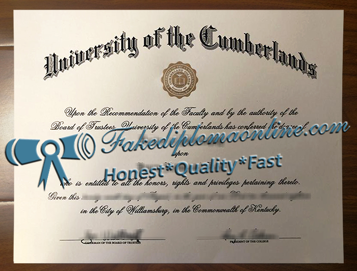 University of the Cumberlands diploma