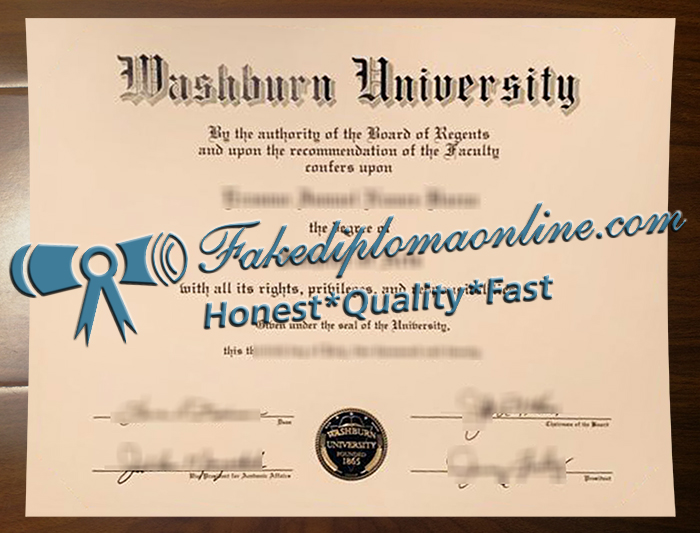 Washburn University diploma