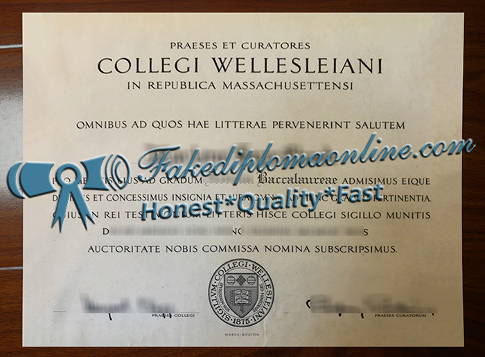 Wellesley College diploma