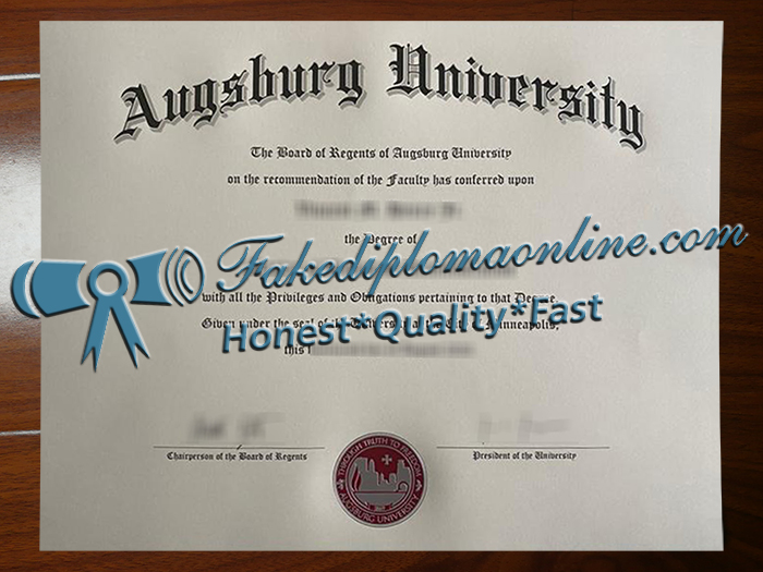 Augsburg University diploma