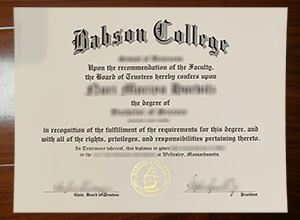 Babson College degree