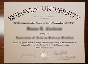 Belhaven University degree