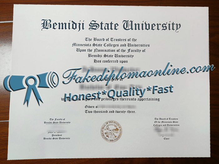 Bemidji State University diploma