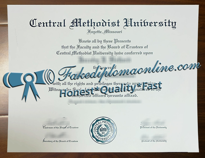 Central Methodist University diploma