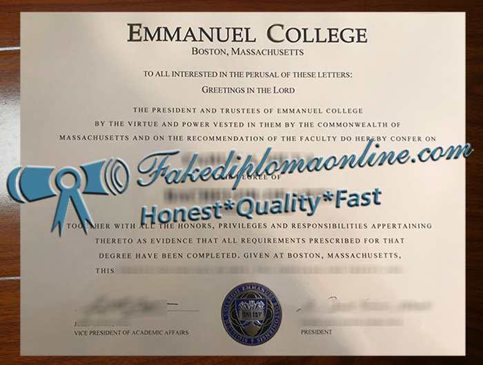 Emmanuel College degree