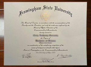 Framingham State University degree