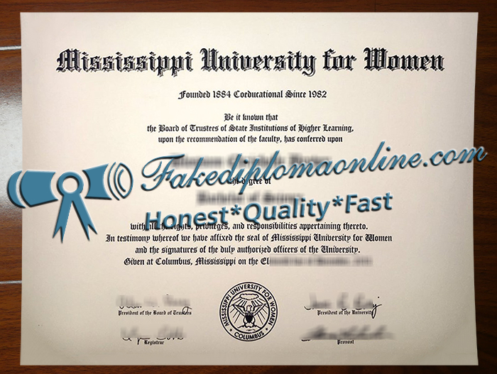 Mississippi University for Women diploma