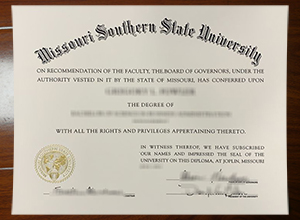 Missouri Southern State University degree