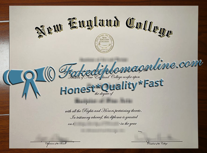 New England College diploma