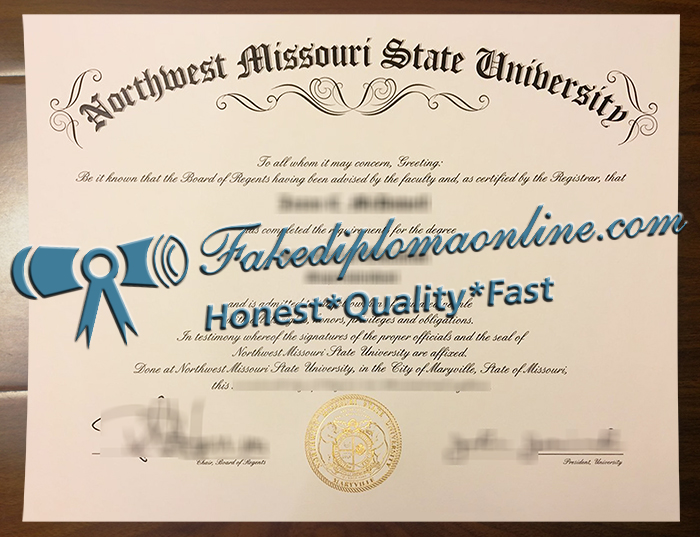 Northwest Missouri State University diploma