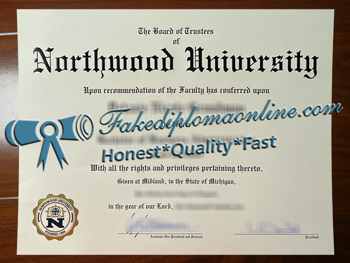 Northwood University diploma