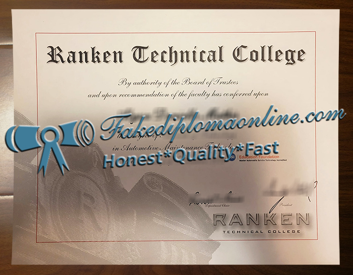 Ranken Technical College diploma