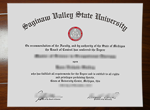 Saginaw Valley State University degree