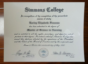 Simmons College degree