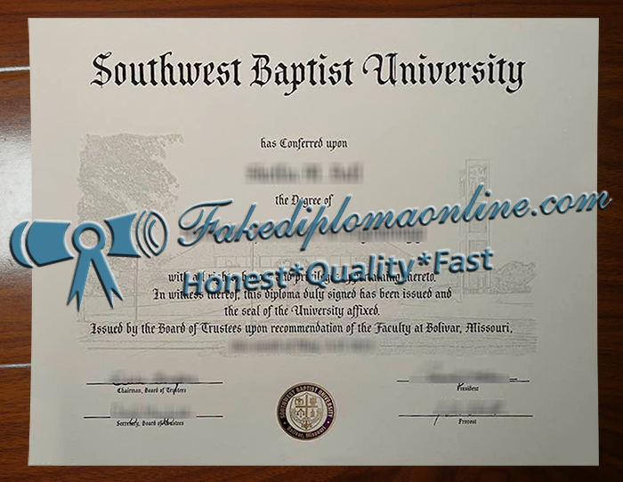 Southwest Baptist University diploma