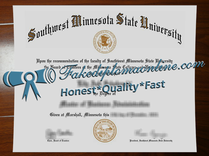 Southwest Minnesota State University diploma