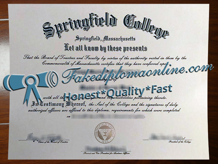 Springfield College diploma