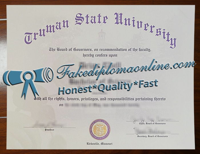 Truman State University diploma