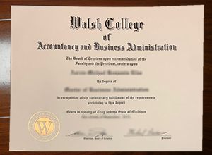 Walsh College degree