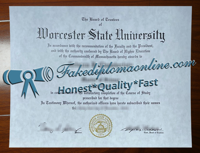 Worcester State University degree