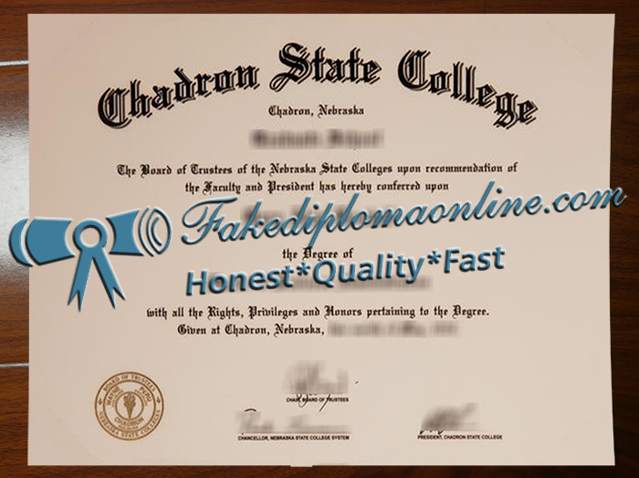 Chadron State College diploma