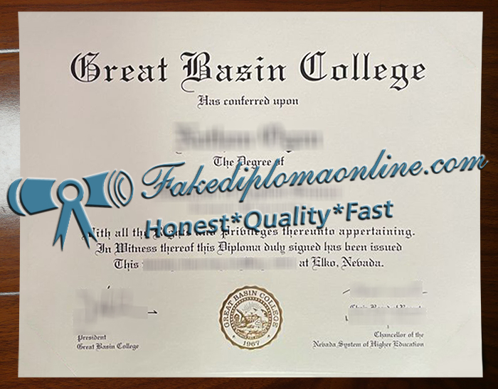 Great Basin College diploma