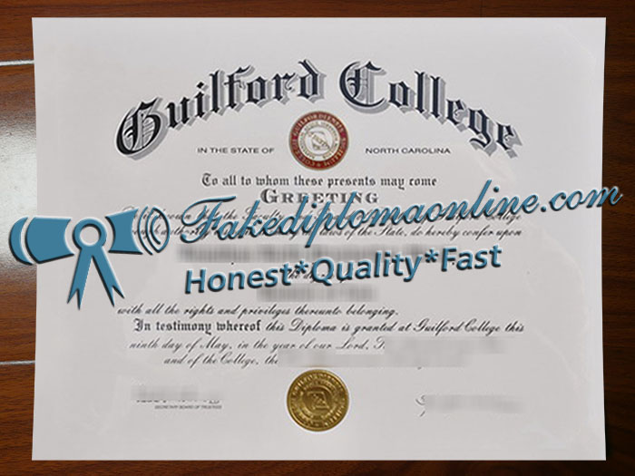 Guilford College diploma