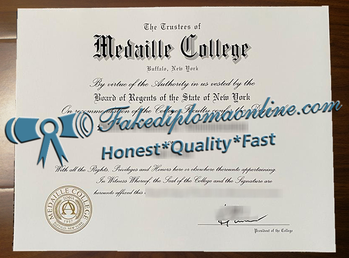 Medaille College diploma