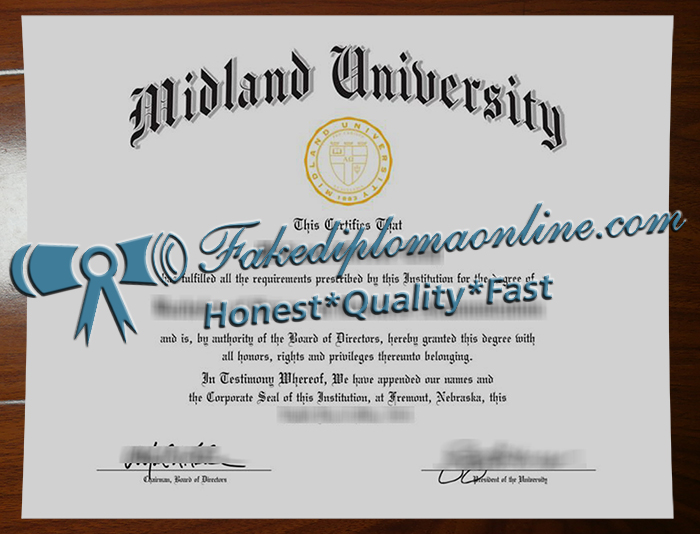 Midland University diploma