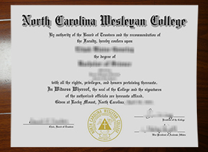 North Carolina Wesleyan University degree