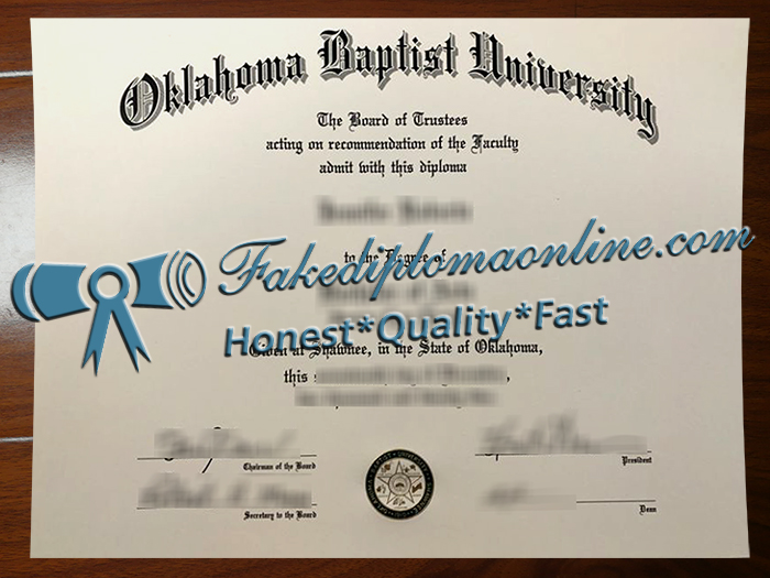 Oklahoma Baptist University degree