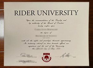 Rider University degree