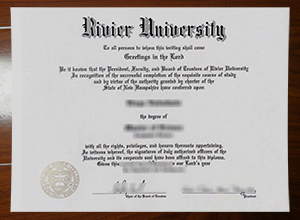 Rivier University degree