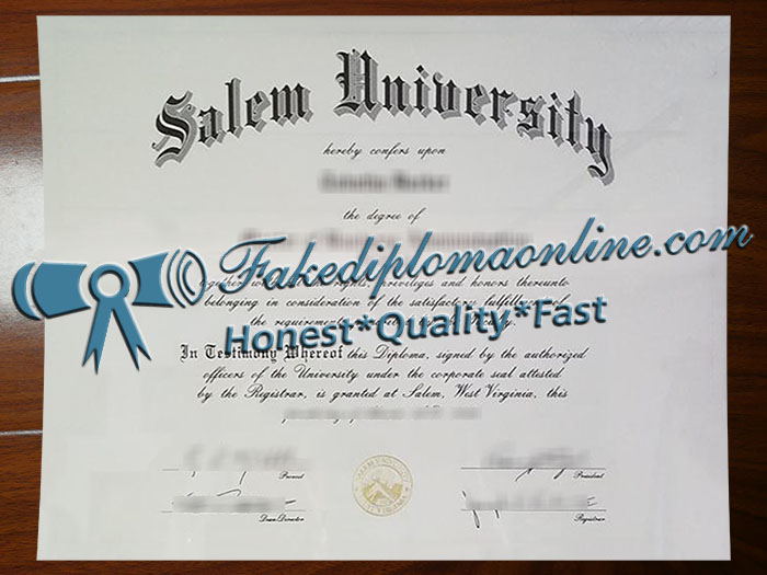 Salem College diploma