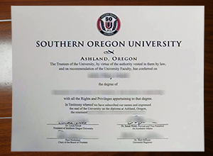 Southern Oregon University diploma