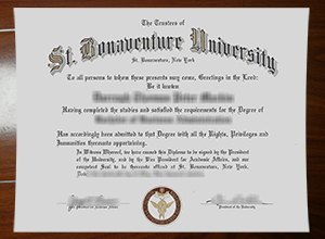 St. Bonaventure University degree