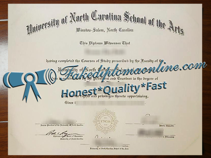 University of North Carolina School of the Arts diploma