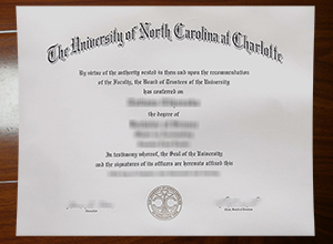 University of North Carolina at Charlotte degree