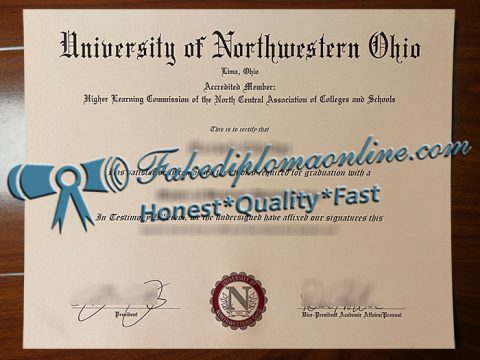 Order University Of Northwestern Ohio Diploma, Buy UNOH Degree