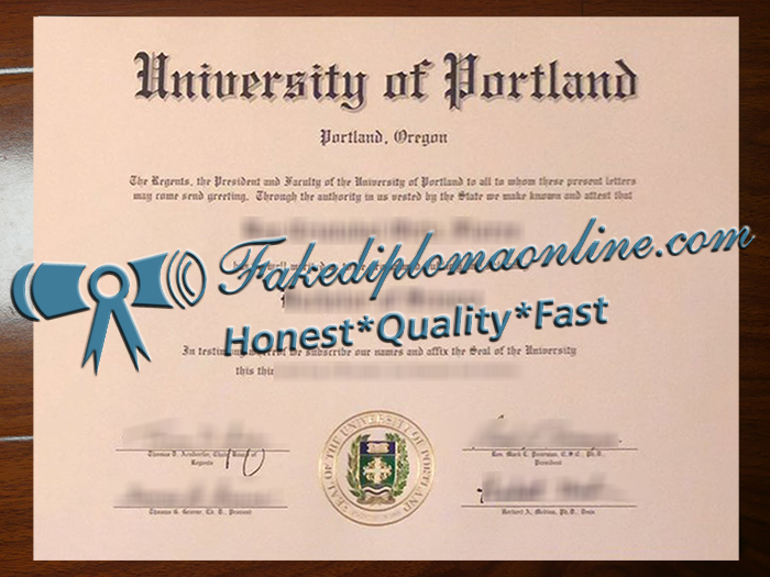 University of Portland diploma