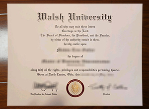 Walsh University degree