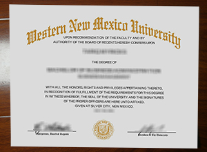 Western New Mexico University degree