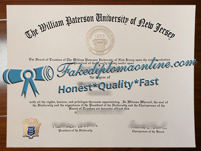 William Paterson University diploma