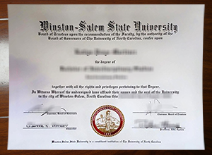 Winston-Salem State University degree