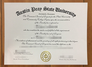 Austin Peay State University degree