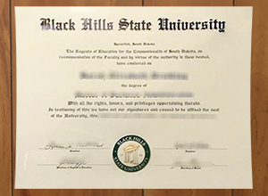 Black Hills State University degree