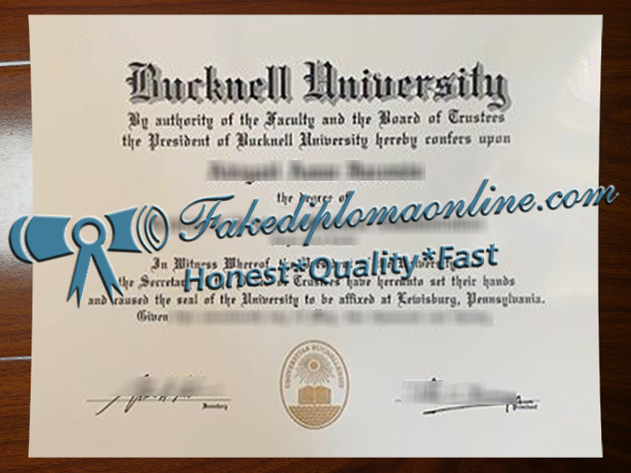 Bucknell University diploma