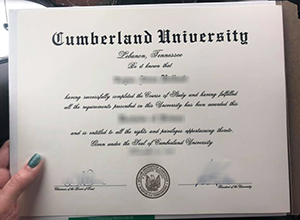 Cumberland University diploma