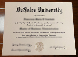 DeSales University degree