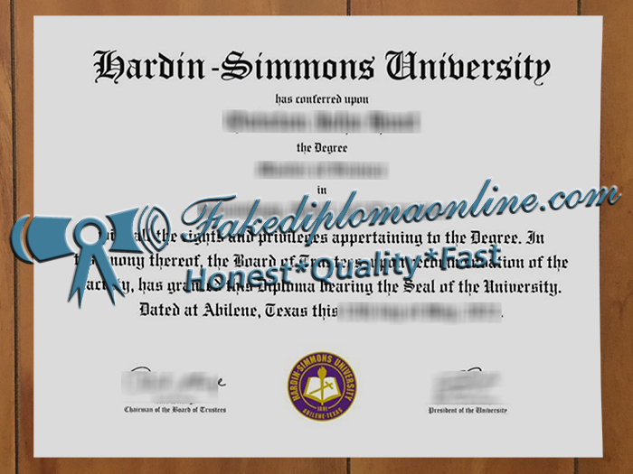 Hardin-Simmons University degree